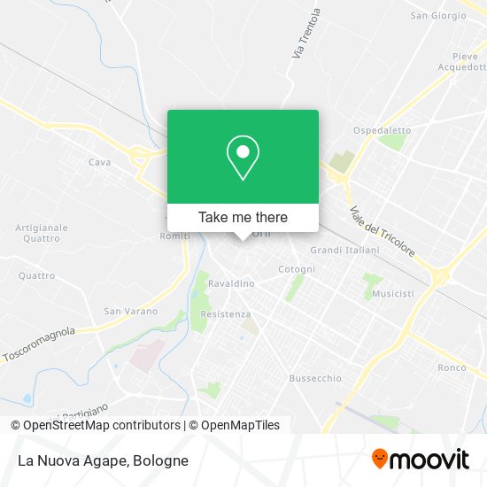 La Nuova Agape map