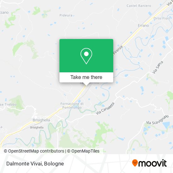 Dalmonte Vivai map