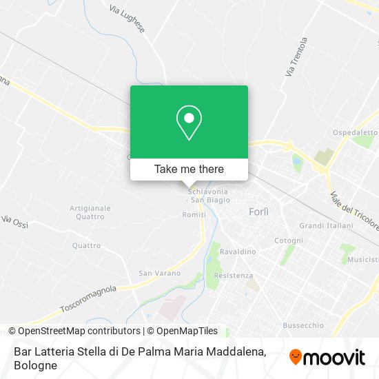 Bar Latteria Stella di De Palma Maria Maddalena map