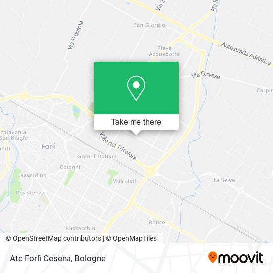 Atc Forlì Cesena map