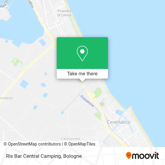 Ris Bar Central Camping map