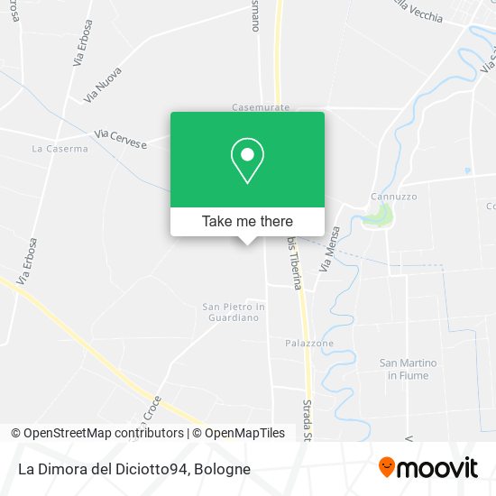 La Dimora del Diciotto94 map