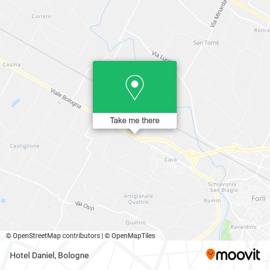 Hotel Daniel map