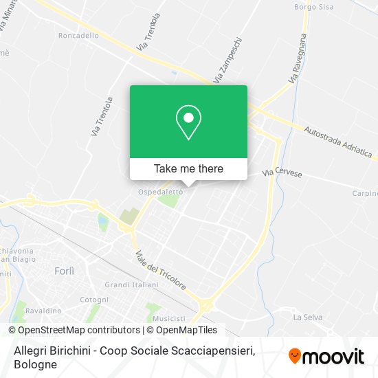 Allegri Birichini - Coop Sociale Scacciapensieri map