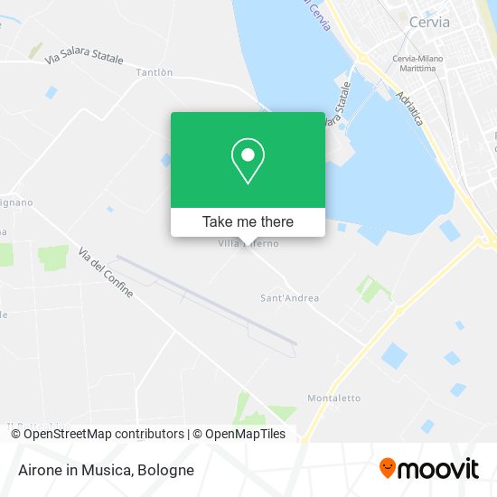 Airone in Musica map