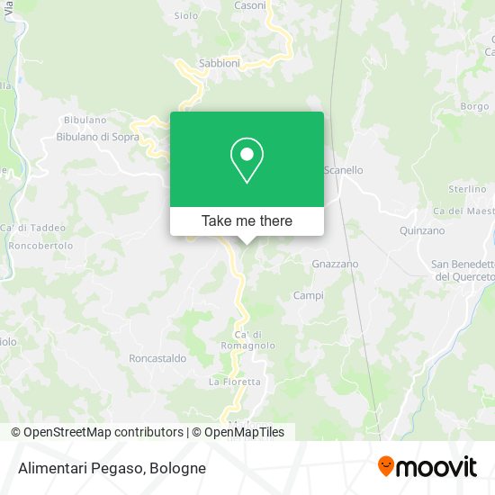 Alimentari Pegaso map