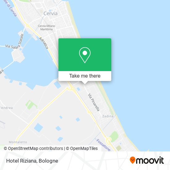 Hotel Riziana map