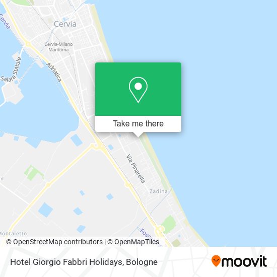 Hotel Giorgio Fabbri Holidays map