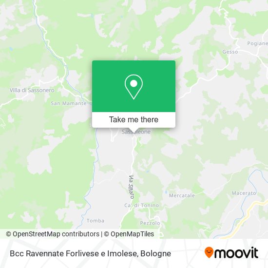 Bcc Ravennate Forlivese e Imolese map