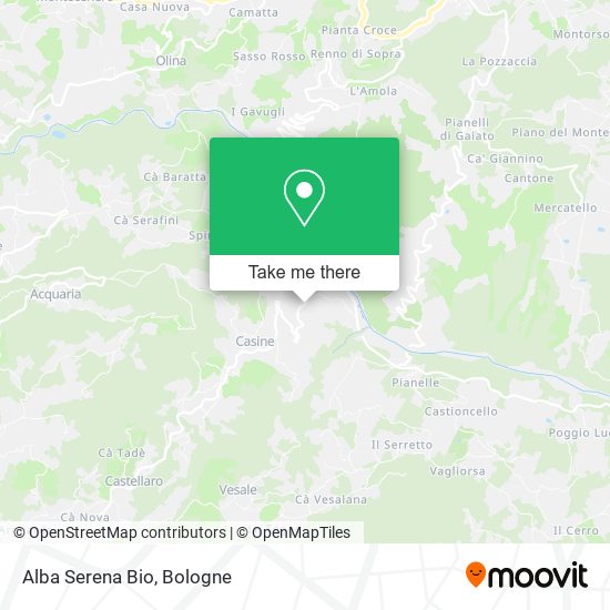 Alba Serena Bio map