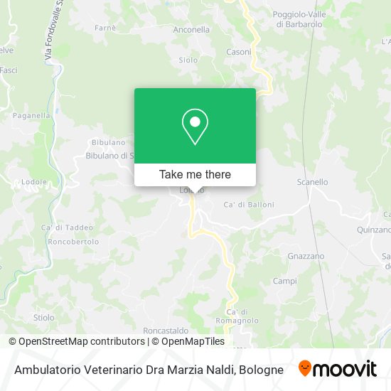 Ambulatorio Veterinario Dra Marzia Naldi map