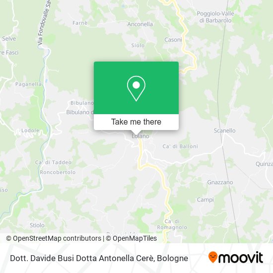 Dott. Davide Busi Dotta Antonella Cerè map