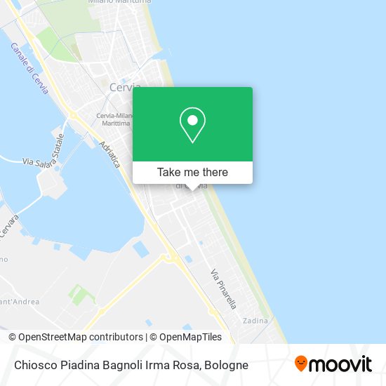 Chiosco Piadina Bagnoli Irma Rosa map