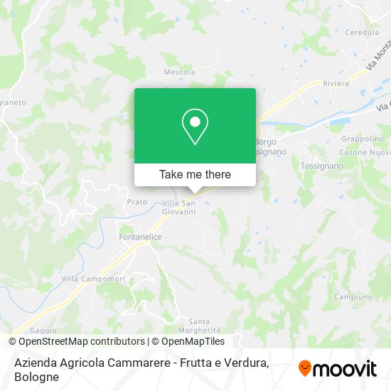 Azienda Agricola Cammarere - Frutta e Verdura map