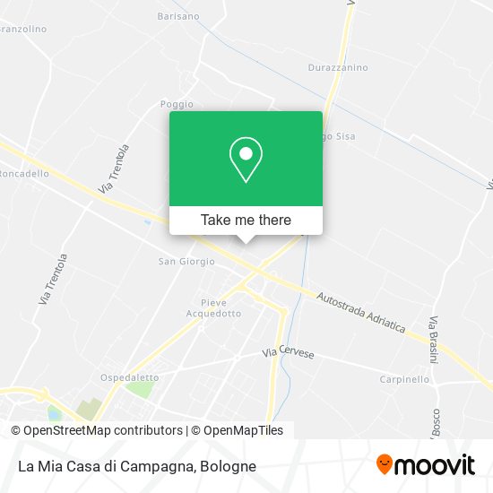 La Mia Casa di Campagna map