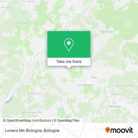 Loners Mc Bologna map