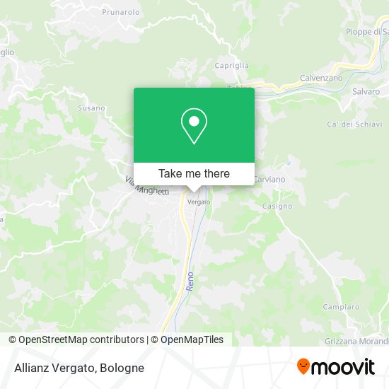 Allianz Vergato map