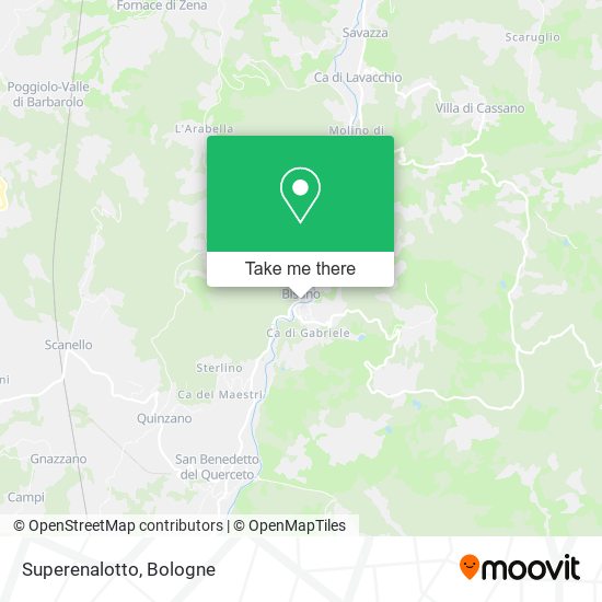 Superenalotto map