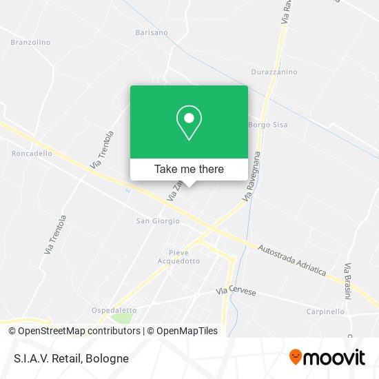S.I.A.V. Retail map