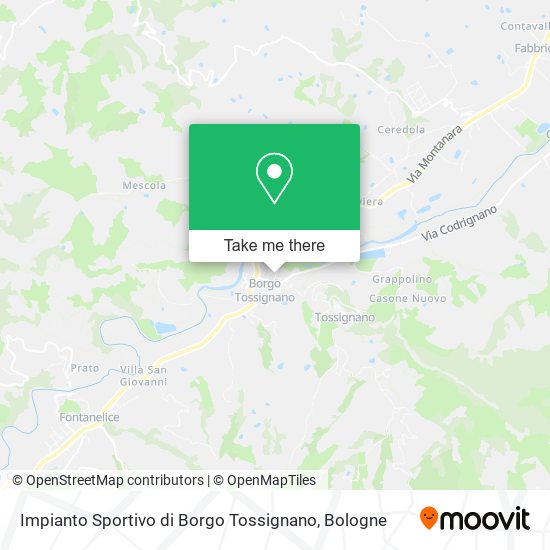 Impianto Sportivo di Borgo Tossignano map