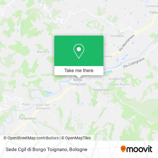 Sede Cgil di Borgo Toignano map