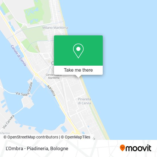 L'Ombra - Piadineria map