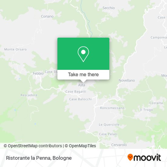 Ristorante la Penna map