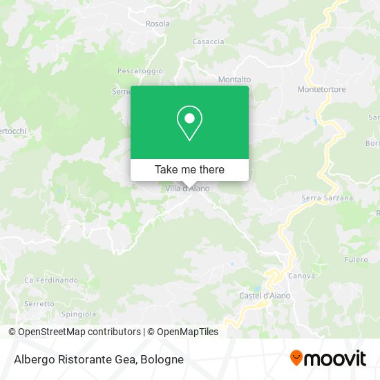 Albergo Ristorante Gea map