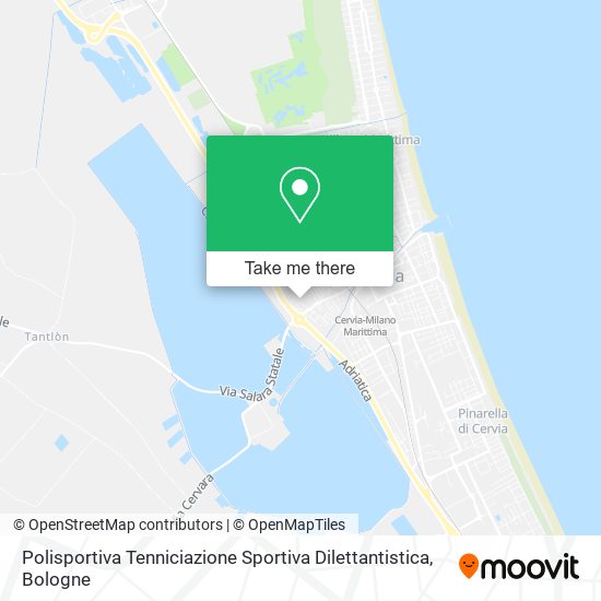 Polisportiva Tenniciazione Sportiva Dilettantistica map
