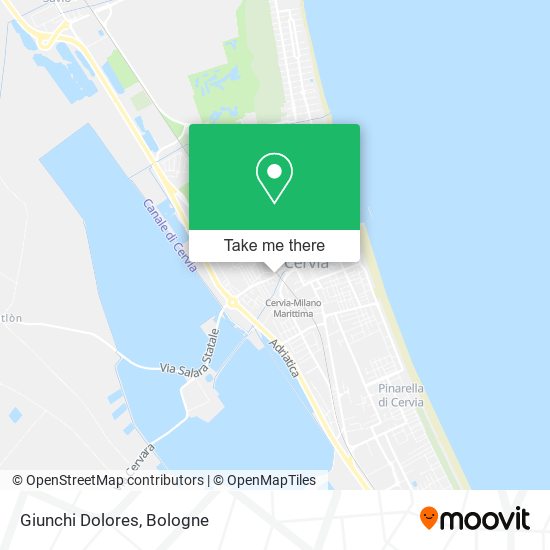 Giunchi Dolores map