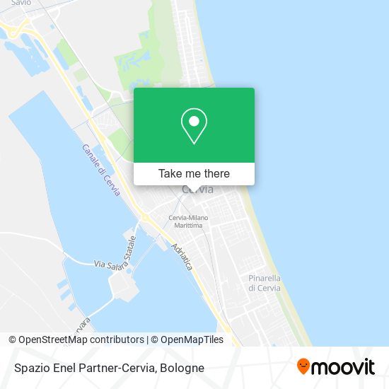 Spazio Enel Partner-Cervia map