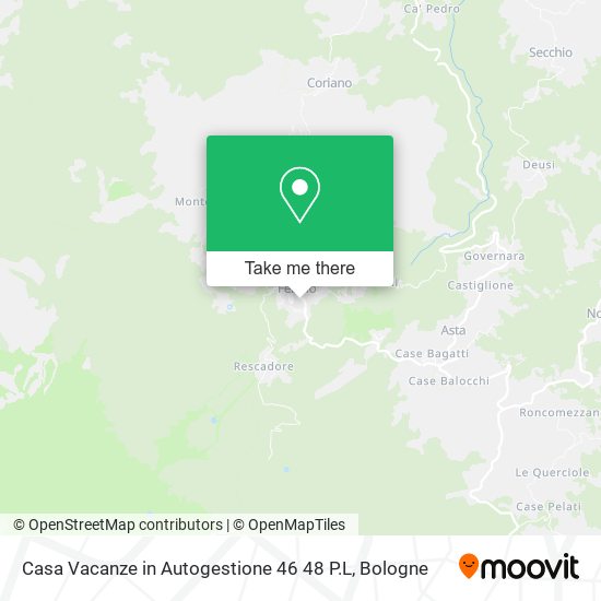 Casa Vacanze in Autogestione 46 48 P.L map