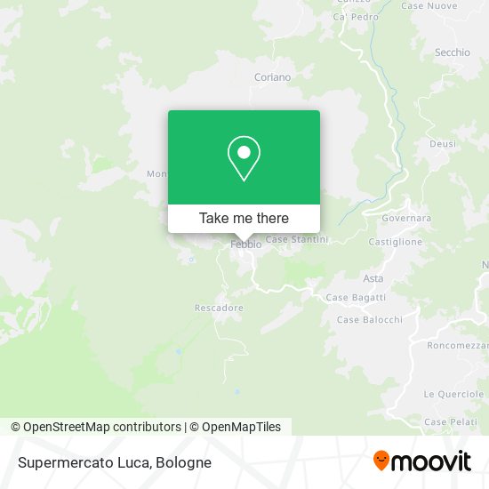 Supermercato Luca map