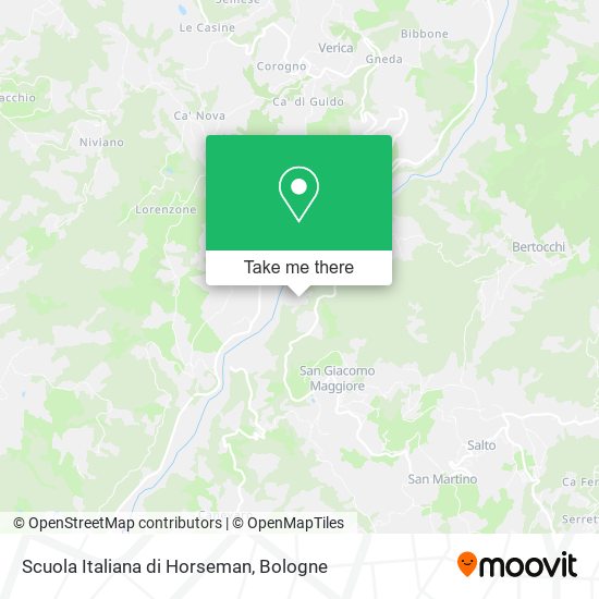Scuola Italiana di Horseman map