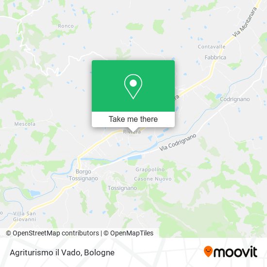 Agriturismo il Vado map