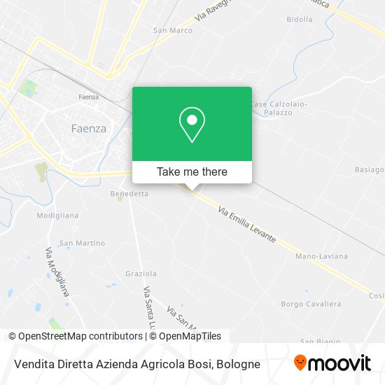 Vendita Diretta Azienda Agricola Bosi map