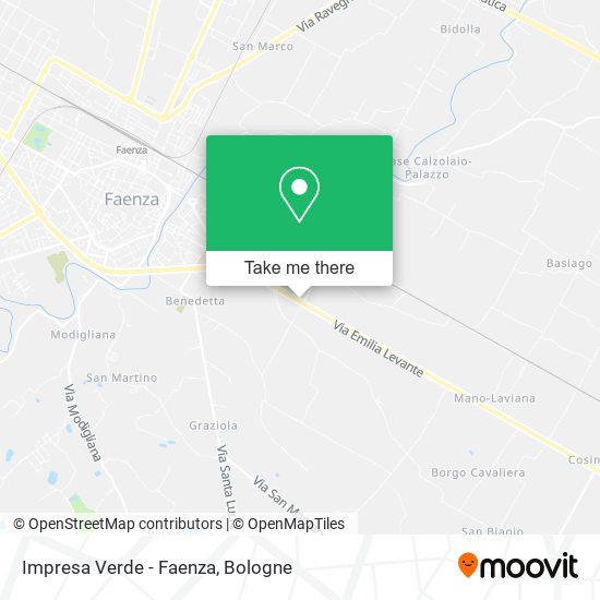 Impresa Verde - Faenza map