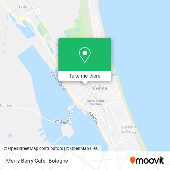 Merry Berry Cafe' map
