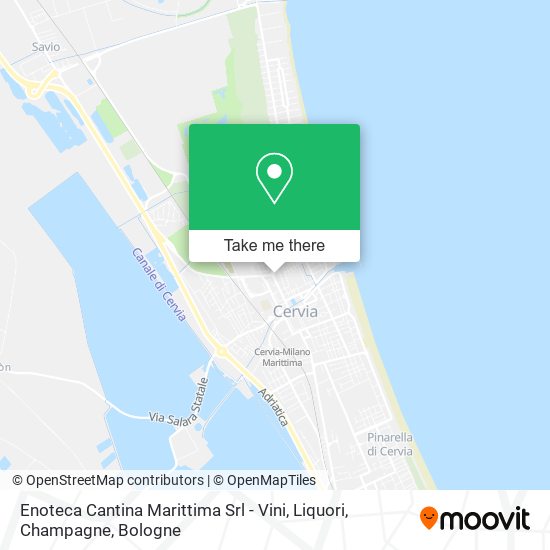 Enoteca Cantina Marittima Srl - Vini, Liquori, Champagne map
