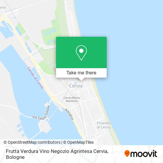 Frutta Verdura Vino Negozio Agrintesa Cervia map