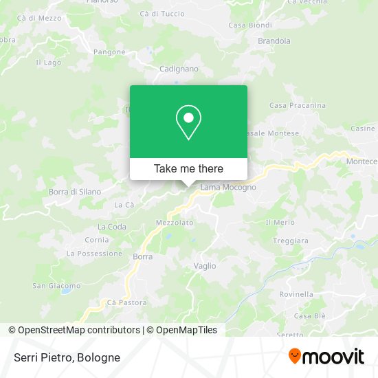 Serri Pietro map