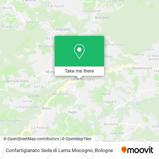 Confartigianato Sede di Lama Mocogno map