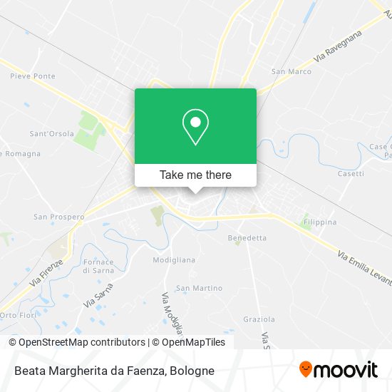 Beata Margherita da Faenza map