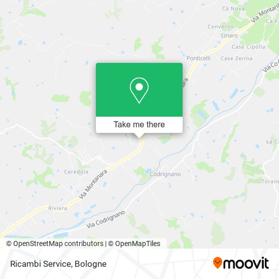 Ricambi Service map