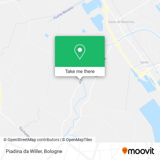 Piadina da Willer map