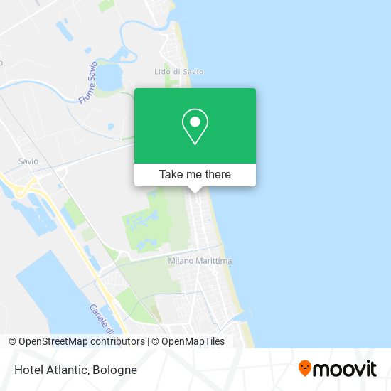Hotel Atlantic map