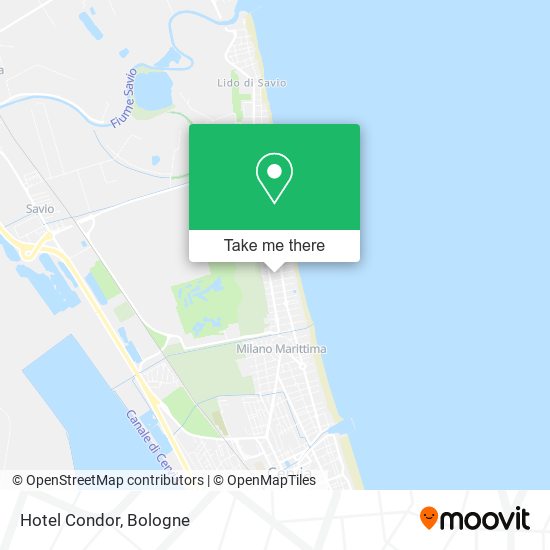 Hotel Condor map