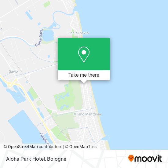 Aloha Park Hotel map