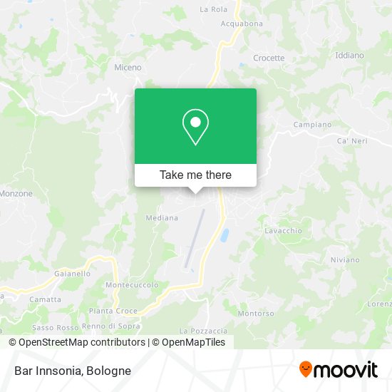 Bar Innsonia map