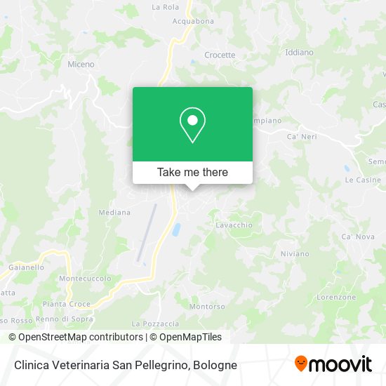 Clinica Veterinaria San Pellegrino map